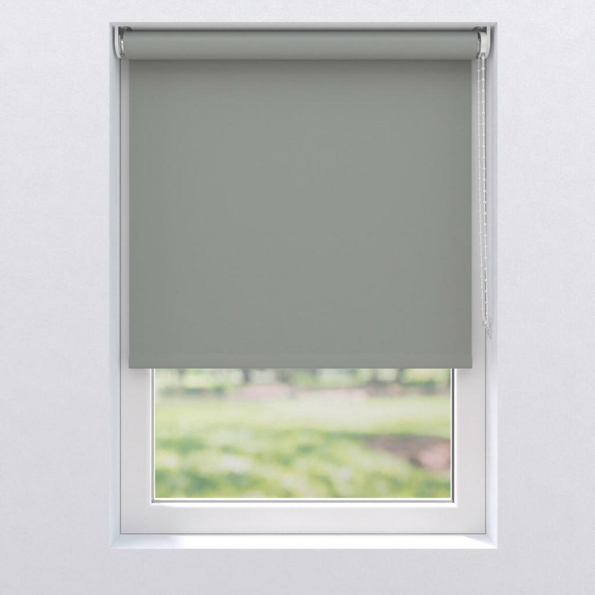 Bild 1 von Verdunkelungsrollo, Grau, Kunststoff, 60x190 cm, Länge universell einstellbar, beliebig kürzbar, Wohntextilien, Gardinen & Vorhänge, Rollos & Jalousien