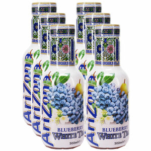 AriZona Blueberry White Tea, 6er Pack (EINWEG) zzgl. Pfand
