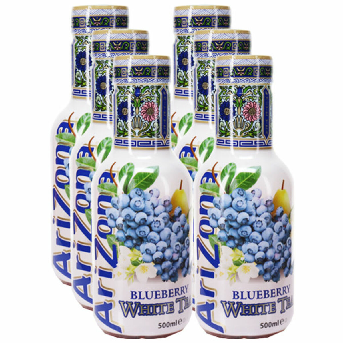 Bild 1 von AriZona Blueberry White Tea, 6er Pack (EINWEG) zzgl. Pfand