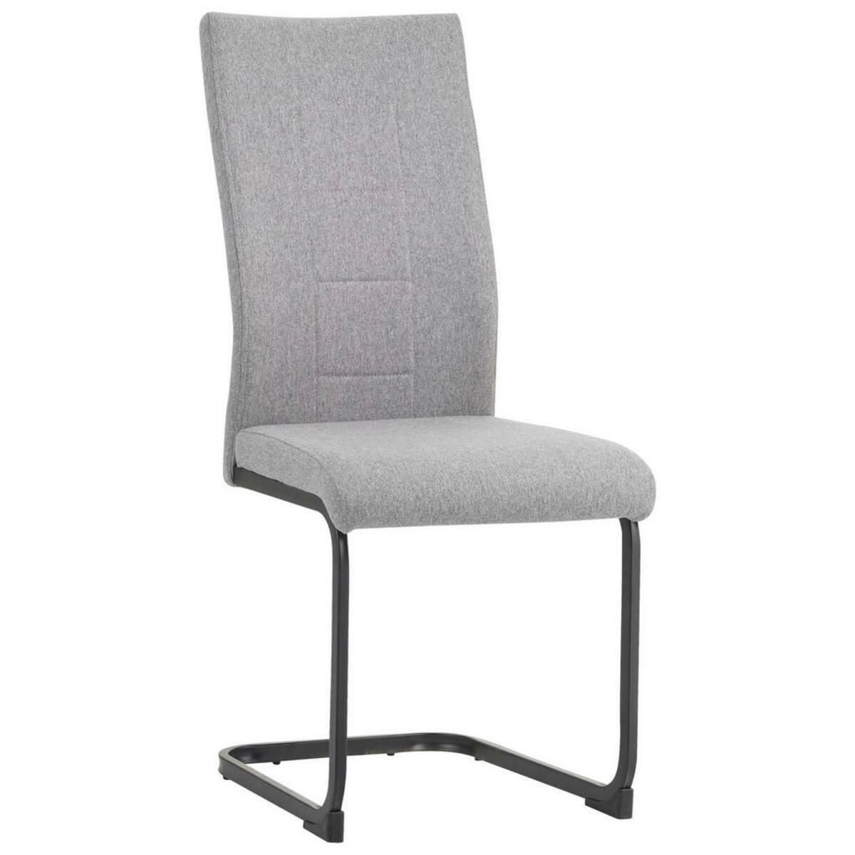 Bild 1 von Carryhome Schwingstuhl, Grau, Metall, Textil, C-Form, Rundrohr, 44x100x59 cm, Stoffauswahl, Esszimmer, Stühle, Esszimmerstühle, Schwingstühle