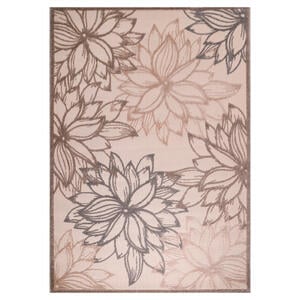 Novel Läufer Floral, Creme, Beige, Textil, Blätter, rechteckig, 80x200 cm, Oeko-Tex® Standard 100, pflegeleicht, Teppiche & Böden, Teppiche, Teppichläufer