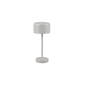 Akku-Tischleuchte Jeff, Grau, Metall, 30 cm, Lampen & Leuchten, Leuchtenserien