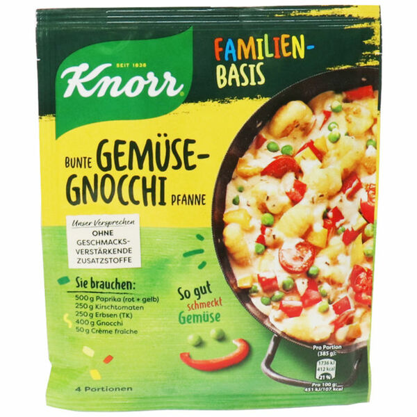 Bild 1 von Knorr 2 x Gemüse Gnocci Pfanne