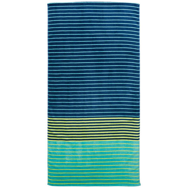 Bild 1 von Esposa Strandtuch, Blau, Mehrfarbig, Textil, Streifen, 90x180 cm, Badtextilien, Strandtücher