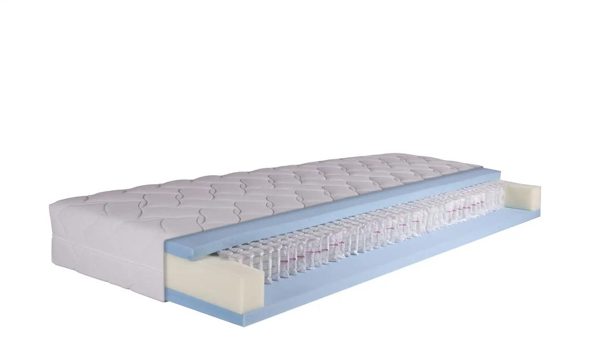 Bild 1 von 7-Zonen-Micro-Taschenfederkern  Strong Comfort ¦ weiß ¦ Maße (cm): B: 140 H: 22 Matratzen & Lattenroste > Matratzenarten > Federkernmatratzen - Sconto