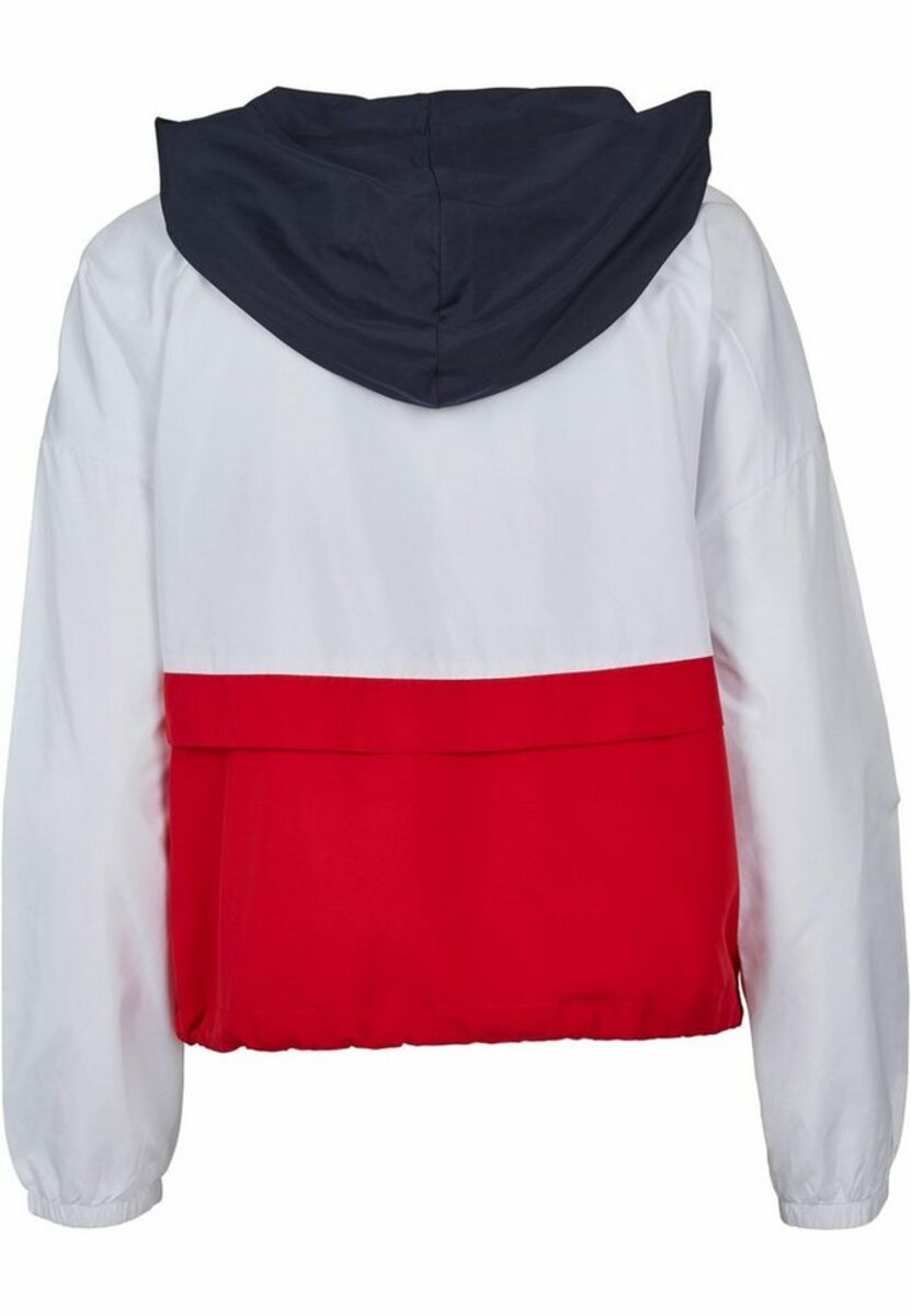 Bild 1 von URBAN CLASSICS Sommerjacke Damen Ladies 3-Tone Oversize Windbreaker (1-St), Blau