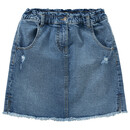 Bild 1 von Mädchen Jeans-Rock mit verstellbarem Bund BLAU