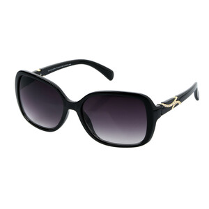 Damen Sonnenbrille mit UV-Schutz SCHWARZ