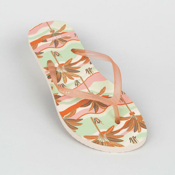 Bild 1 von Zehensandalen Damen - 120 Wavy Palm Bunt|rosa