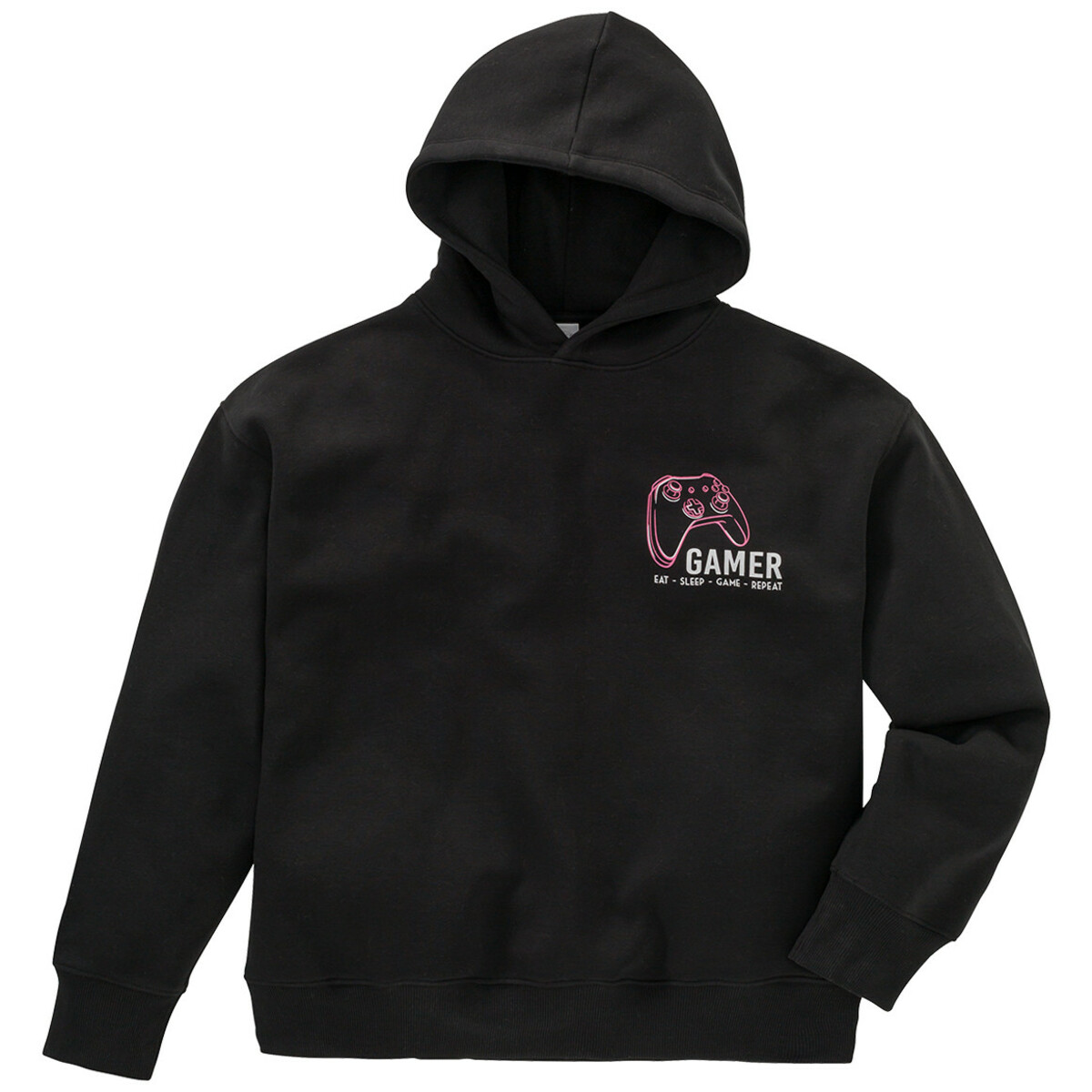 Bild 1 von Jungen Hoodie mit Schriftzug SCHWARZ