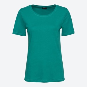Damen-T-Shirt aus reiner Baumwolle, Green
