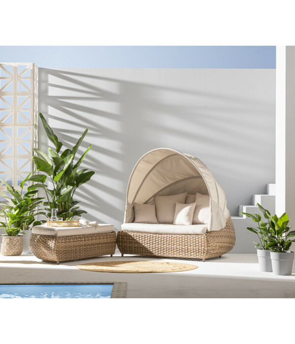 Bild 3 von Dehner Daybed Tulum, ca. B179/H163/T220 cm