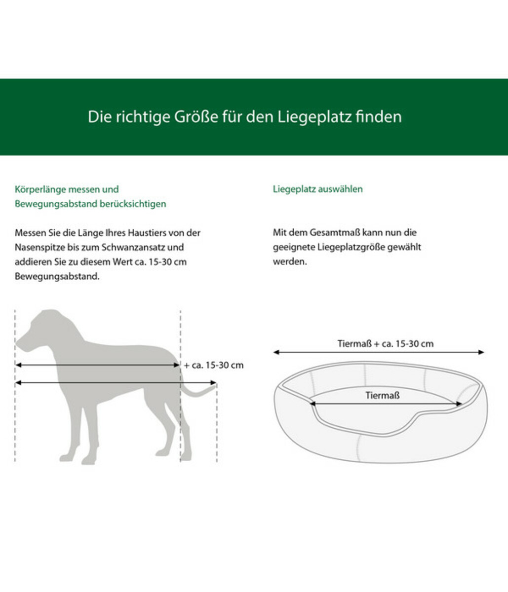 Bild 2 von Trixie Vital Hundesofa Bendson, oval, dunkelgrau/hellgrau, ca. B100/T80 cm