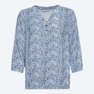 Damen-Bluse mit hübschem Muster, Blue