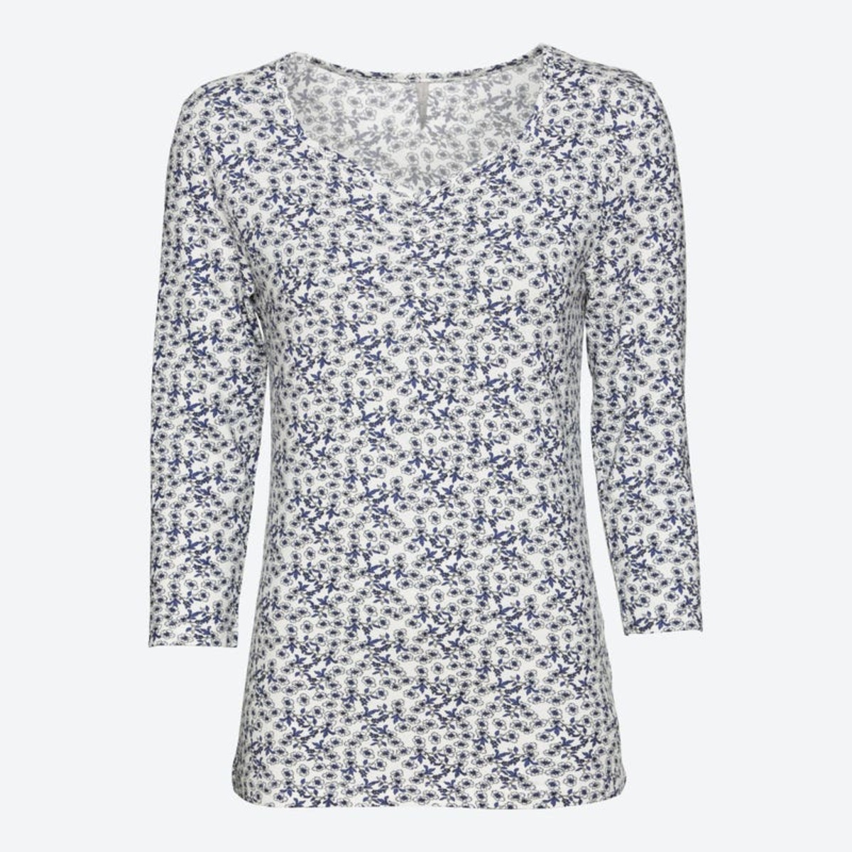 Bild 1 von Damen-Shirt mit Raffung, Blue