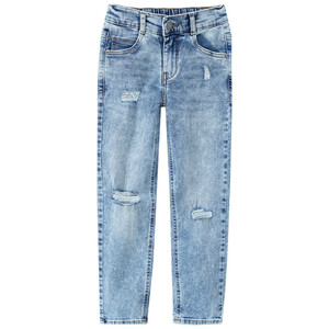 Jungen Jeans mit Destroyed-Akzenten BLAU
