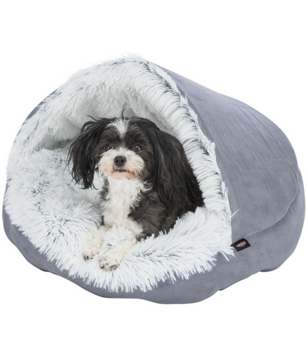 Bild 2 von Trixie Höhlenbett Harvey, rund, grau/weiß-schwarz