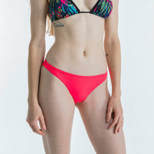 Bikini-Hose Tanga Lulu Surfen mit hohem Beinausschnitt Damen rosa koralle Rosa|rot