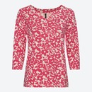 Bild 1 von Damen-Shirt mit Blumenmuster, Pink