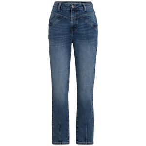 Damen Straight-Jeans im Five-Pocket-Style BLAU