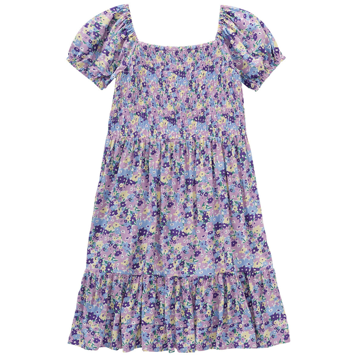Bild 1 von Mädchen Kleid mit Blumen allover HELLLILA / HELLBLAU / LILA