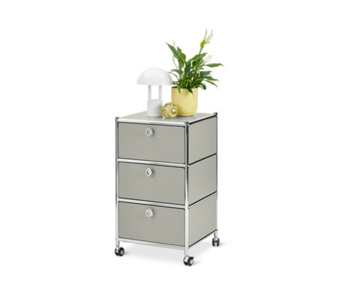 Bild 1 von Rollcontainer »CN3« mit 3 Schubladen, lichtgrau