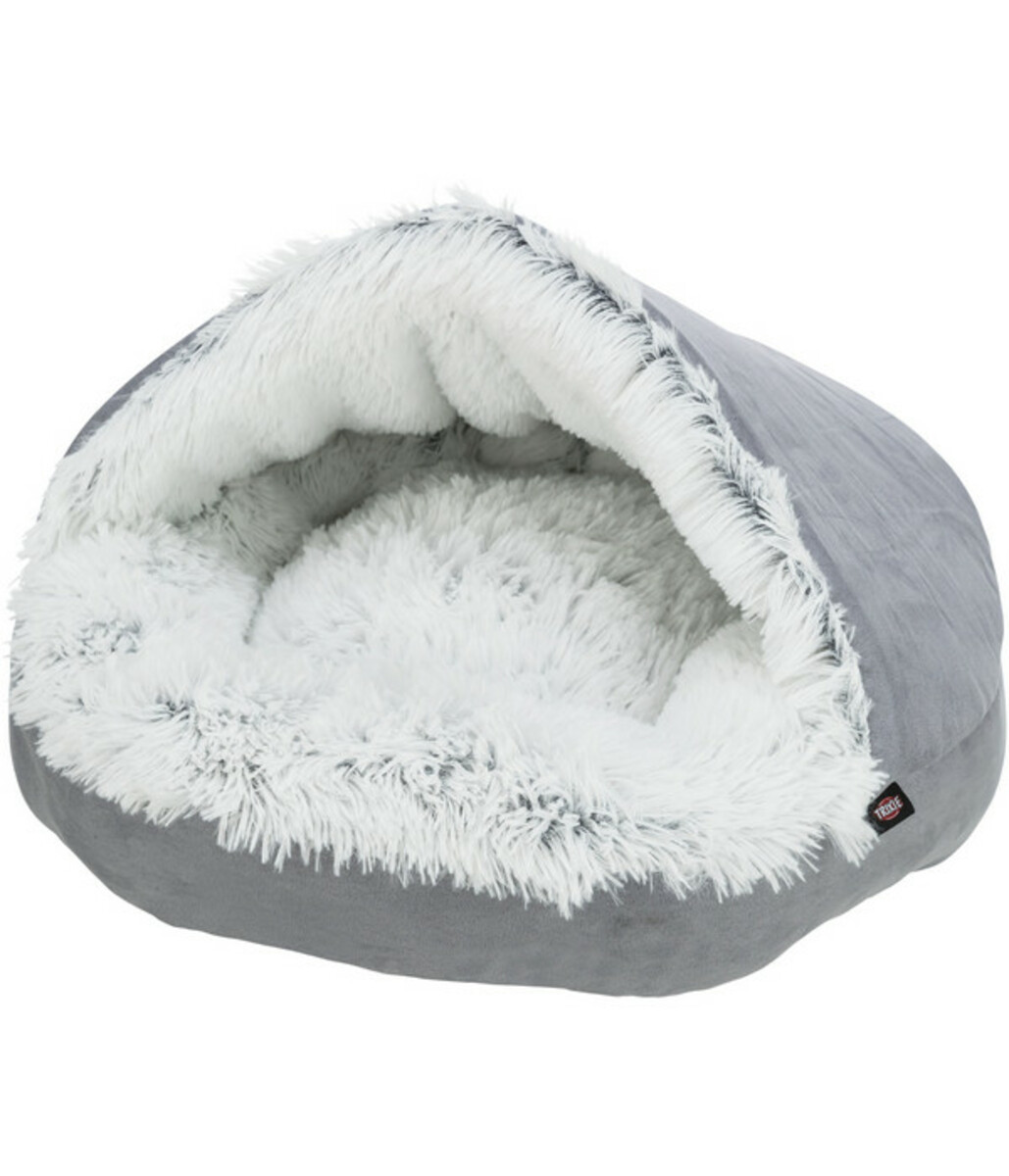 Bild 1 von Trixie Höhlenbett Harvey, rund, grau/weiß-schwarz