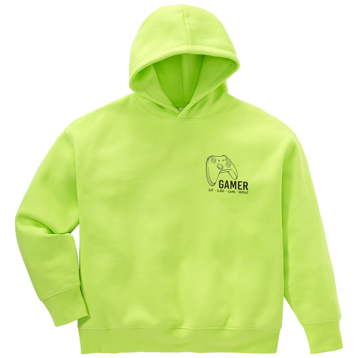 Bild 1 von Jungen Hoodie mit Schriftzug NEONGRÜN
