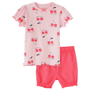 Baby Shorty mit Print-Allover ROSA / PINK