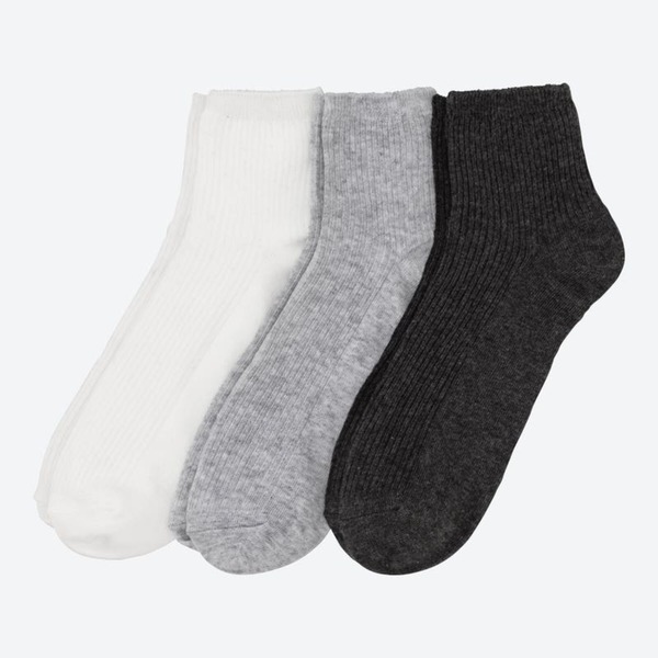 Bild 1 von Damen-Kurzschaft-Socken, 3er-Pack, White