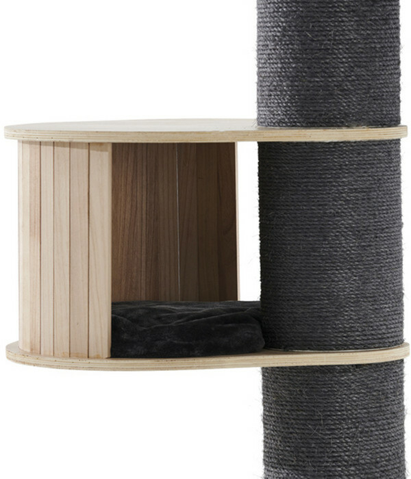 Bild 2 von Nobby Kratzbaum Halim, beige/dunkelgrau, ca. B60/H220-250/T60 cm