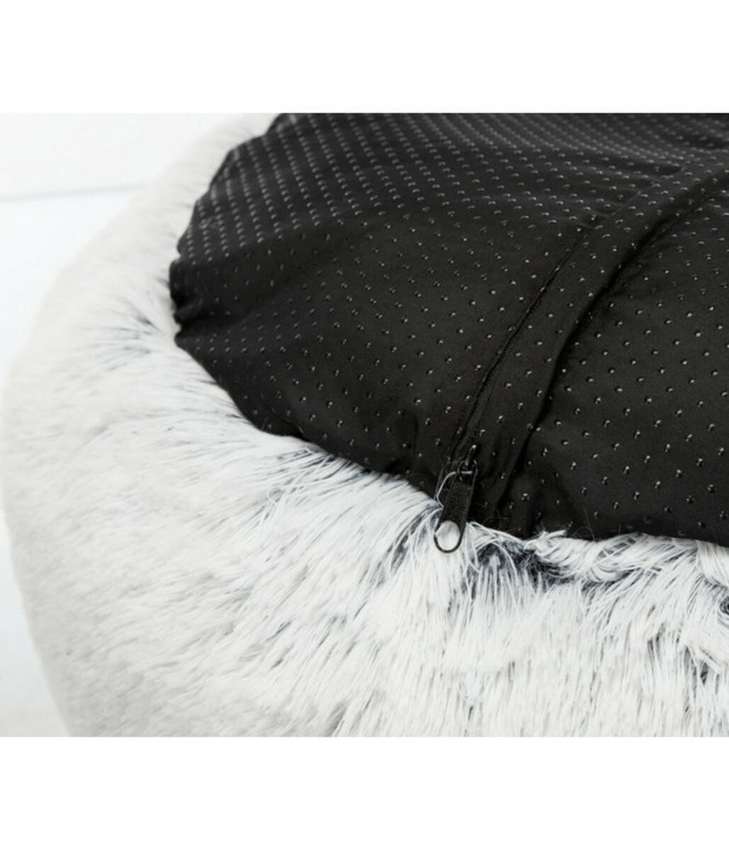 Bild 4 von Trixie Hundebett Harvey, rund, weiß/schwarz