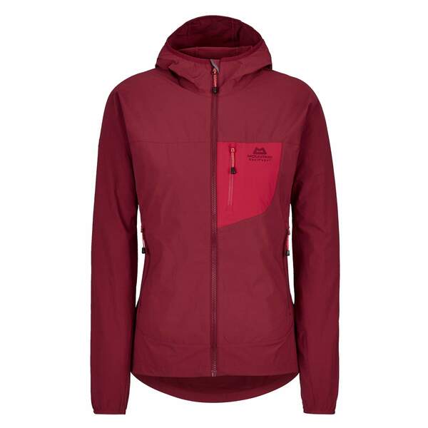 Bild 1 von Mountain Equipment ECHO HOODED WMNS JACKET Damen Softshelljacke TIBETAN RED / CAPSICUM