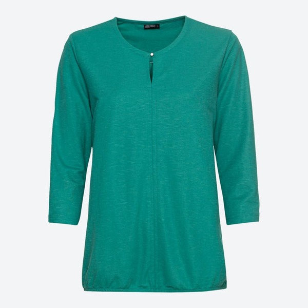 Bild 1 von Damen-Shirt mit elastischem Saum, Green