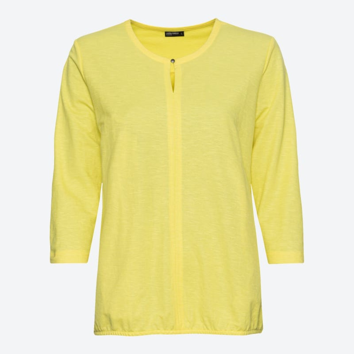Bild 1 von Damen-Shirt mit elastischem Saum, Yellow