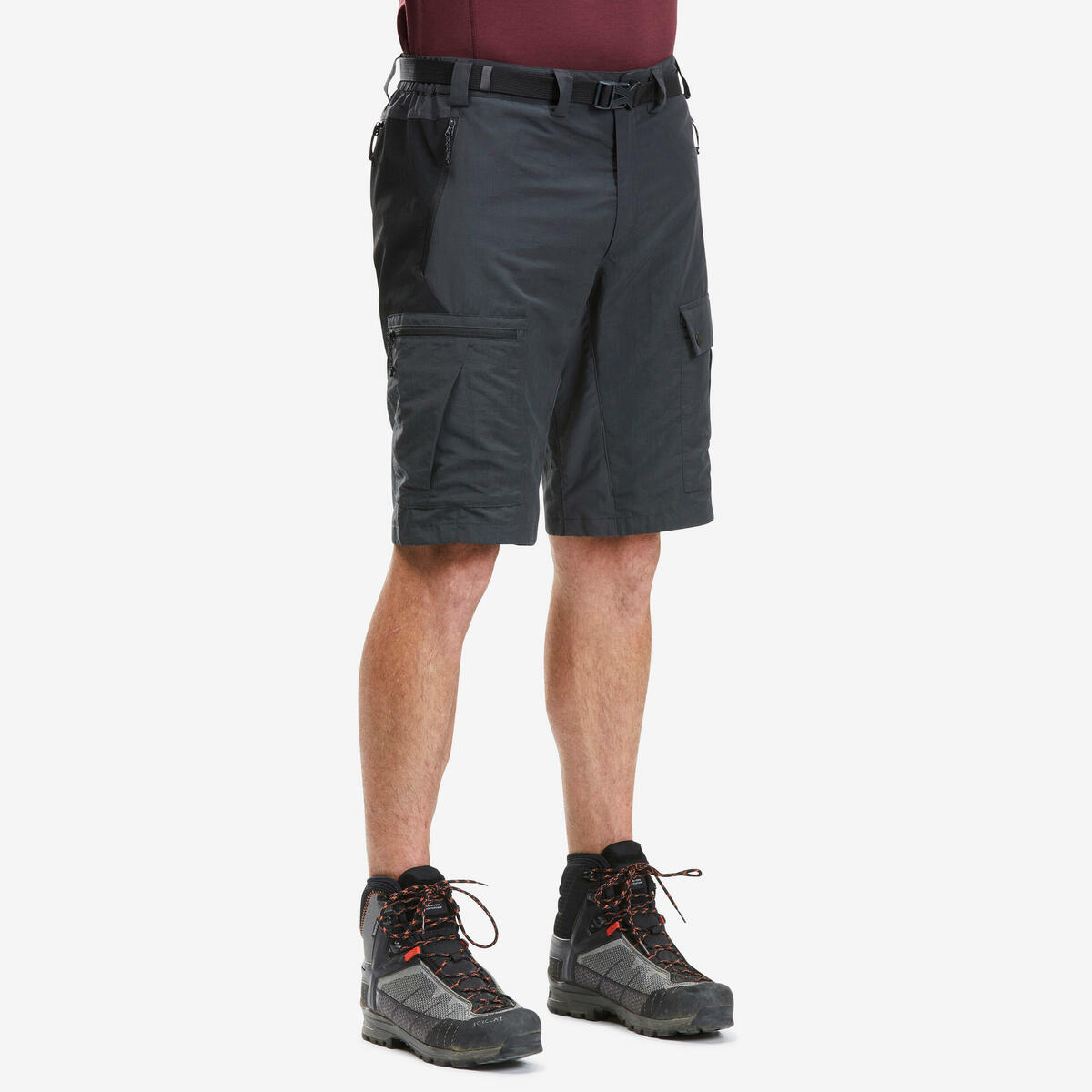 Bild 1 von Trekkingshorts Herren robust - MT500 Grau|schwarz