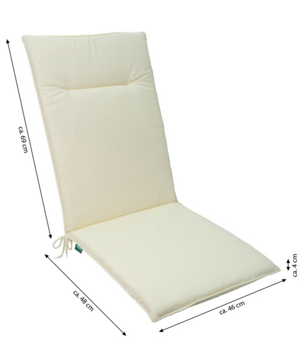 Bild 3 von Dehner Hochlehnerpolster Veneto, ca. B46/H69/T48 cm