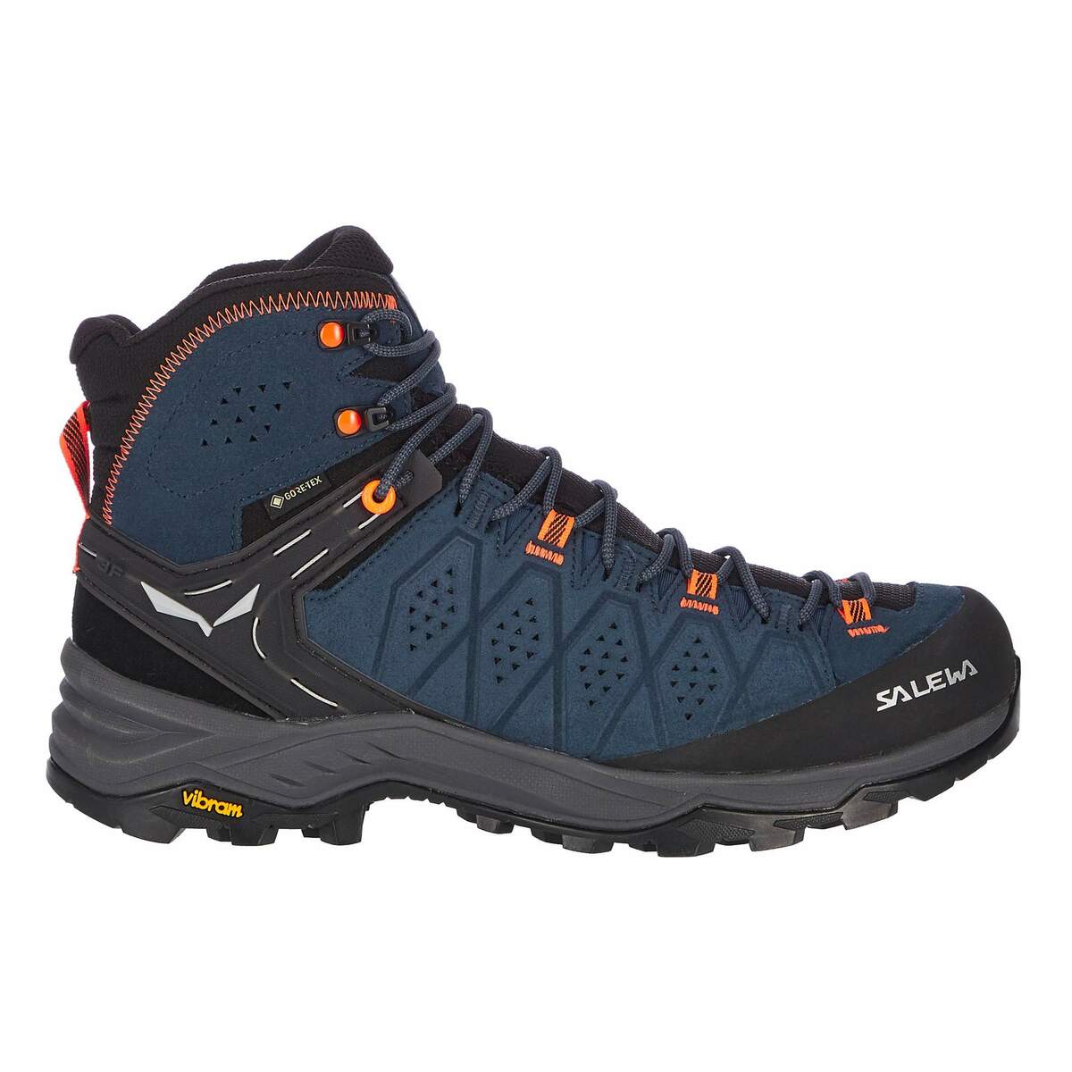 Bild 1 von Salewa MS ALP TRAINER 2 MID GTX Herren Wanderstiefel DARK DENIM/FLUO ORANGE