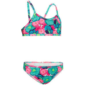 Bikini-Set Mädchen 100 Boni Naka grün/pink Grün