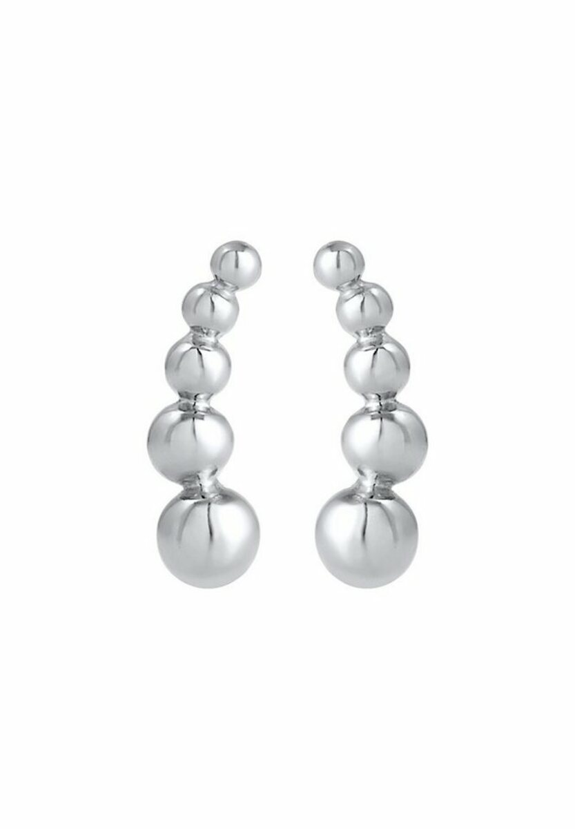 Bild 1 von Elli Paar Ohrstecker Ohrklemme Ear Cuffs im Kugel Look, Silberfarben