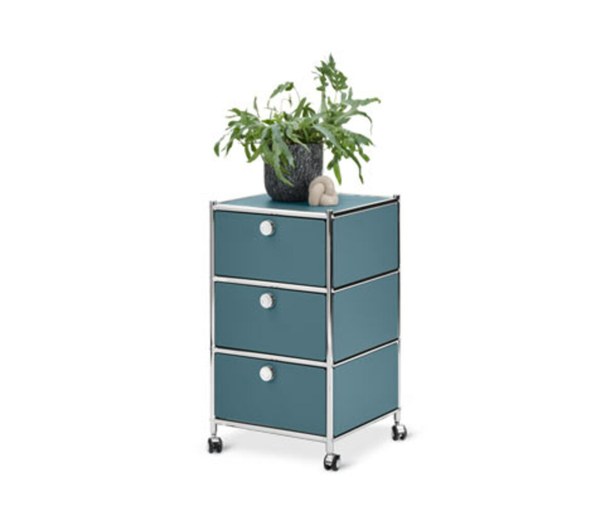 Bild 1 von Rollcontainer »CN3« mit 3 Schubladen, basaltblau