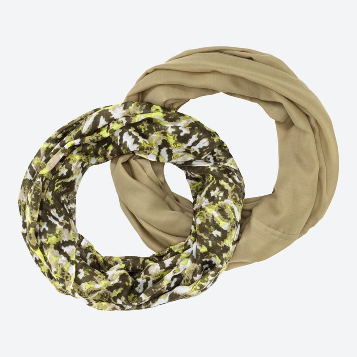 Bild 1 von Damen-Loop-Schal, 2er-Pack, Green