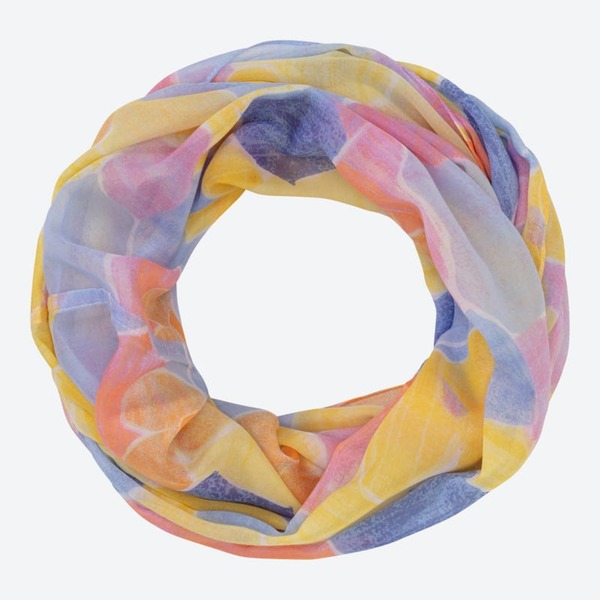 Bild 1 von Damen-Loop-Schal mit hübschem Muster, Light-blue