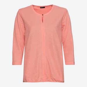 Damen-Shirt mit elastischem Saum, Pink