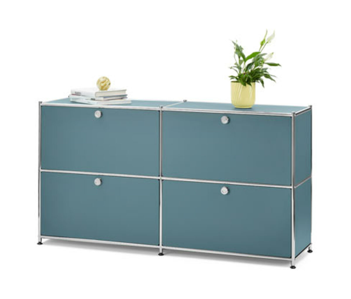 Bild 1 von Sideboard »CN3« mit 4 Klappfächern, basaltblau