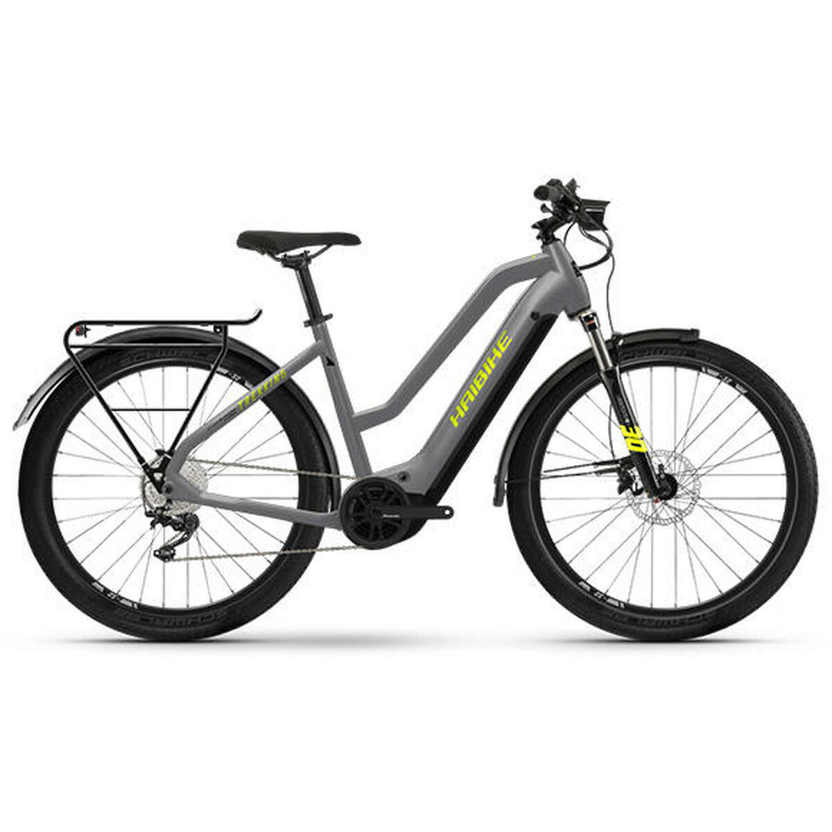 Bild 1 von HAIBIKE Haibike Trekking 6 Damen 10 Gang Elektrorad i630 Yamaha e-bike RH 44/S grau