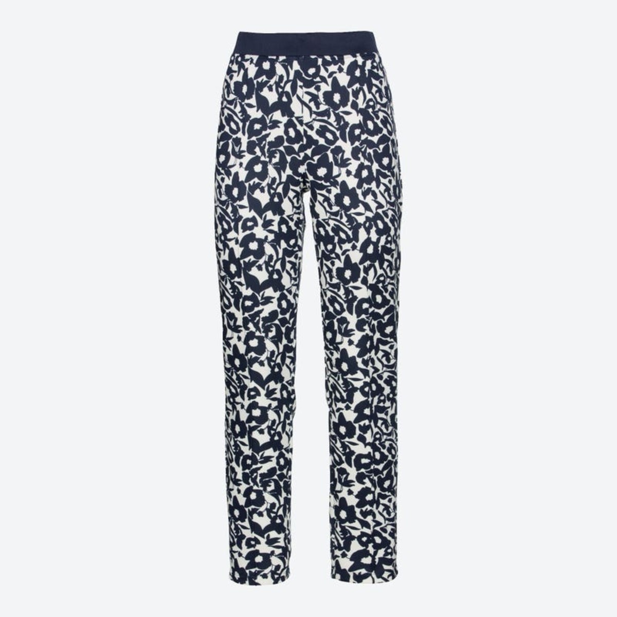 Bild 1 von Damen-Scuba-Leggings mit Blumenmuster, Dark-blue