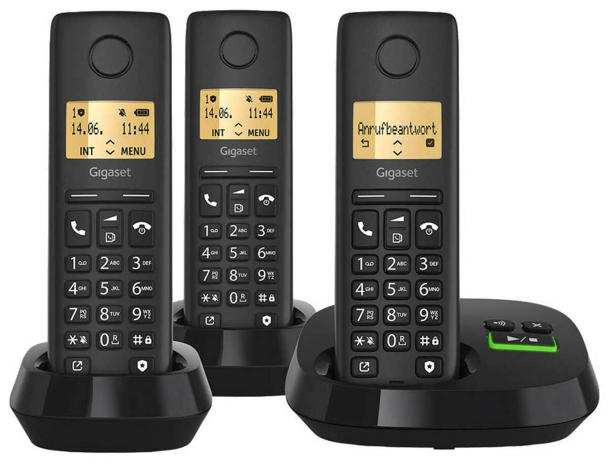 Bild 1 von GIGASET DECT-Trio-Telefon »PURE 100A«