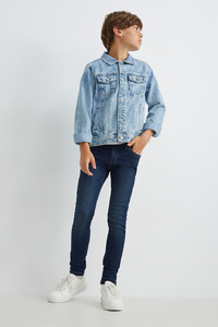 C&A Skinny Jeans-Jog Denim, Blau, Größe: 152