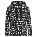 Bild 1 von Damen Hoodie mit Allover-Print SCHWARZ / WEISS